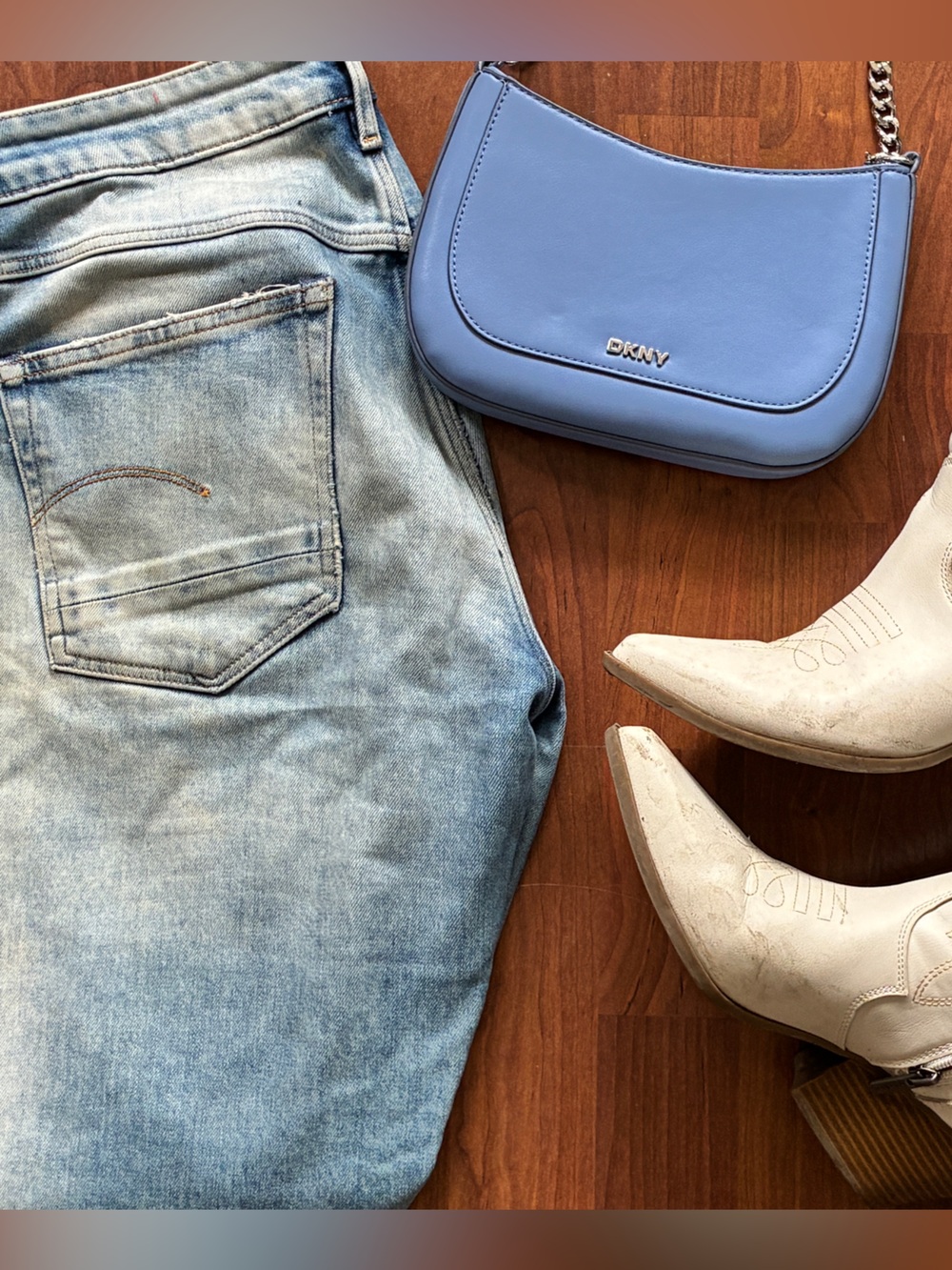 G-Star Light Blue Boyfriend Jeans